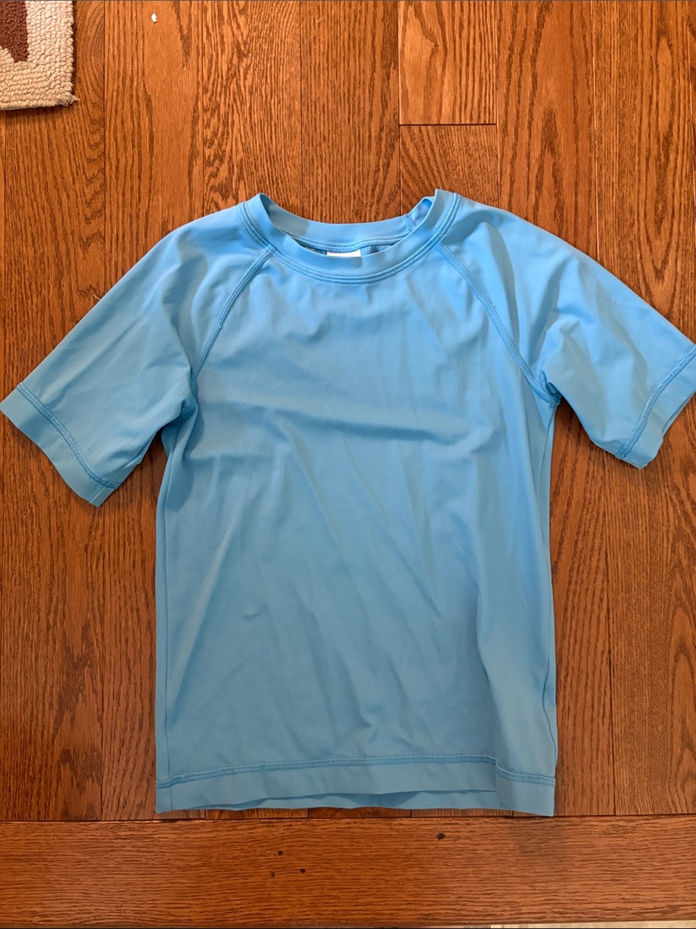 Hanna Andersson Light Blue Kids Swim Rashguard Like New 8/130